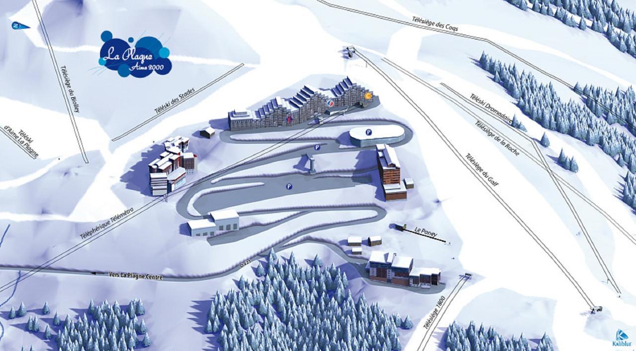 לה פלאנייה Plagne Aime 2000 Ski Apartments מראה חיצוני תמונה